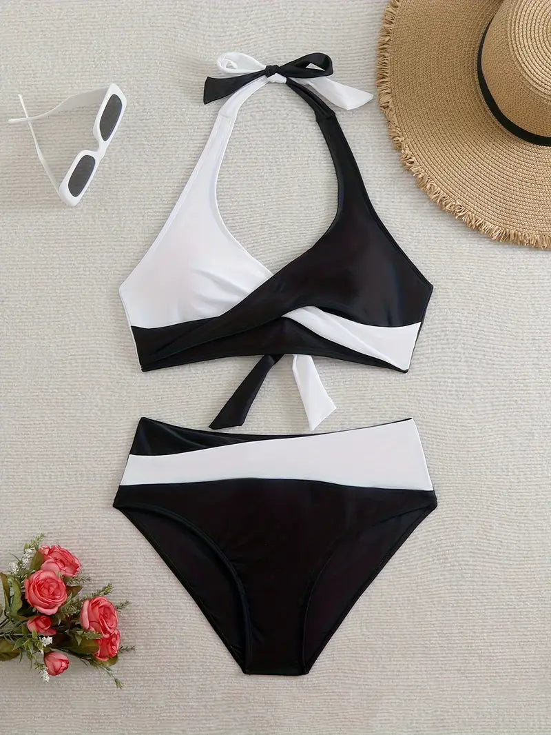 Malapascua Two-Colored Chic Bikini Set