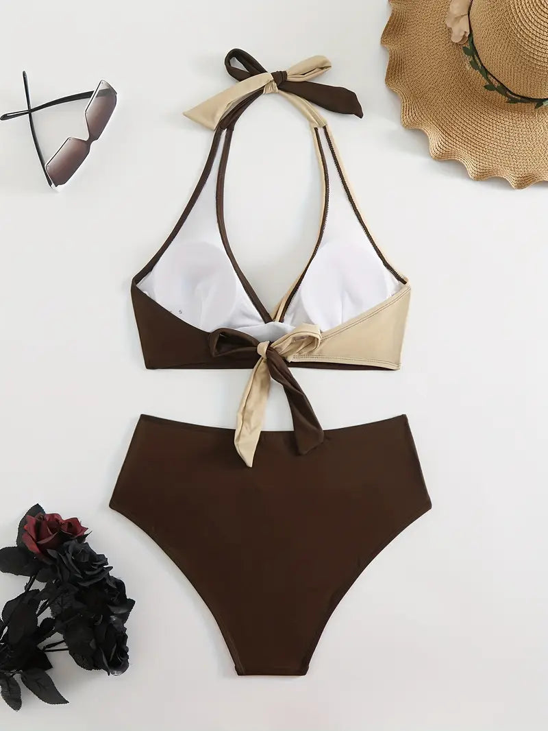 Malapascua Two-Colored Chic Bikini Set