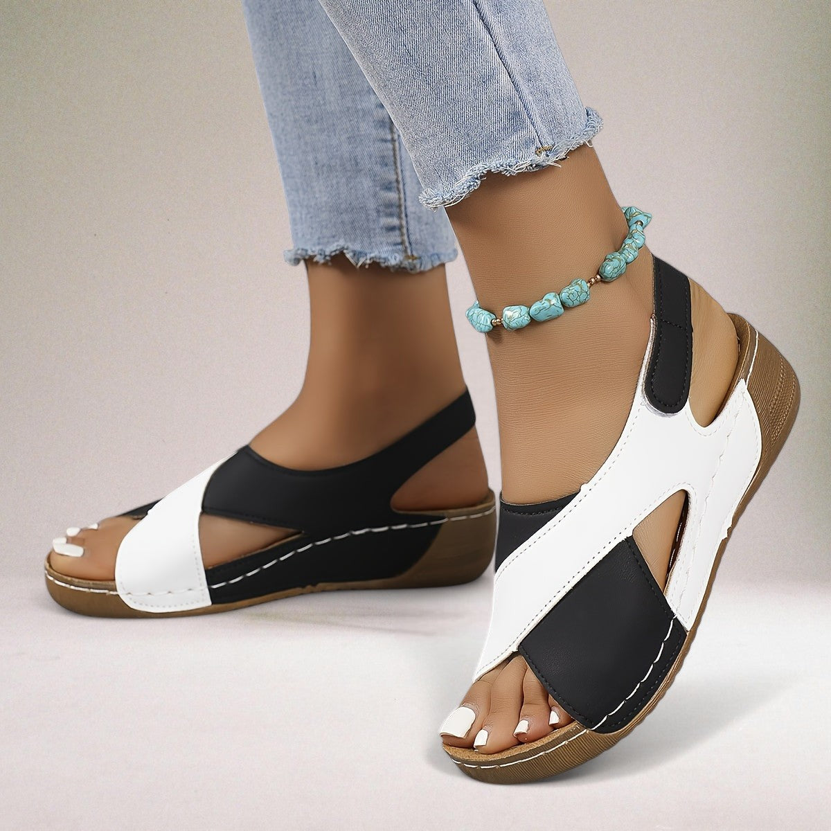 Juno™ | Chic and Comfortable Wedge Sandals