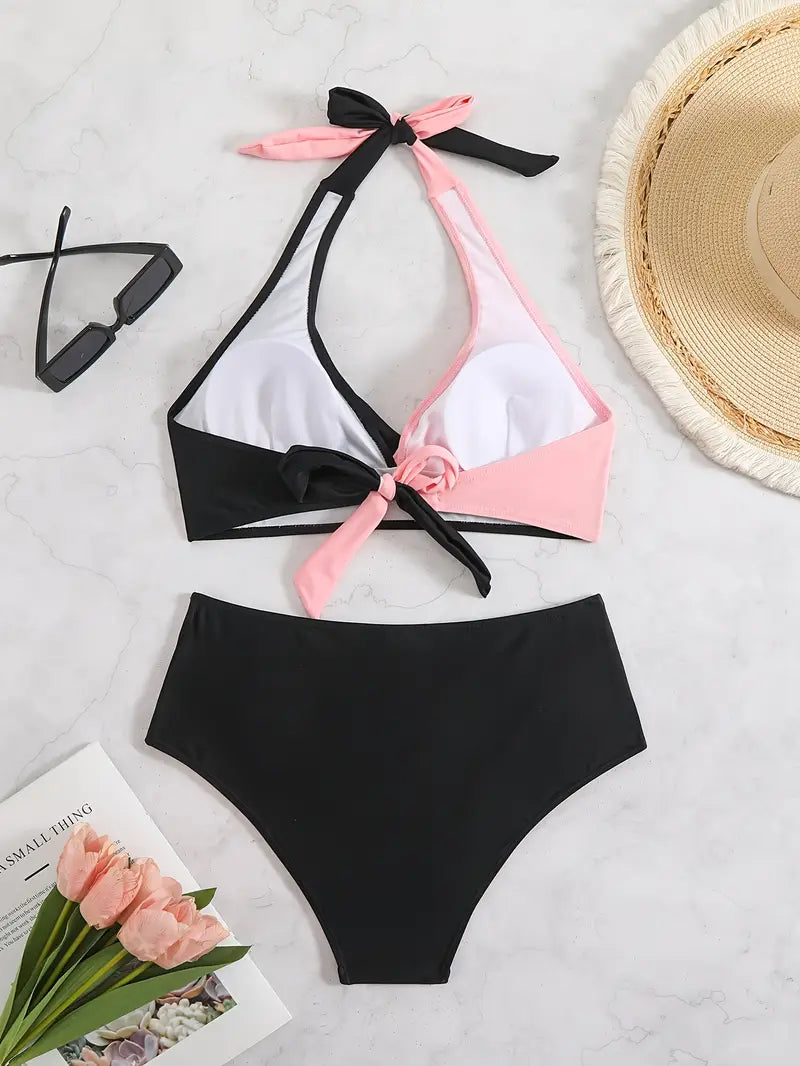 Malapascua Two-Colored Chic Bikini Set