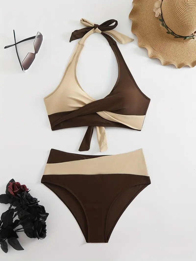 Malapascua Two-Colored Chic Bikini Set