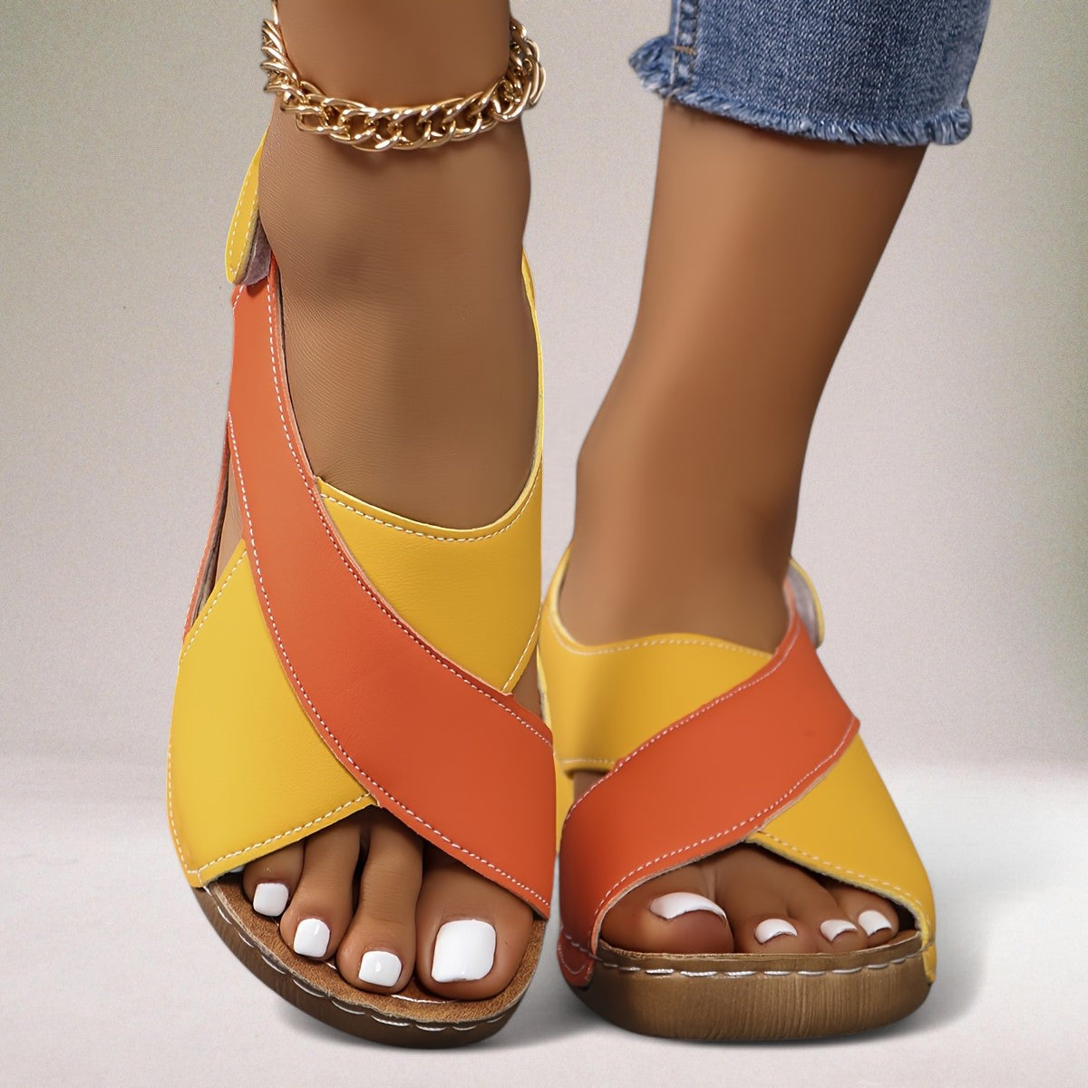 Juno™ | Chic and Comfortable Wedge Sandals