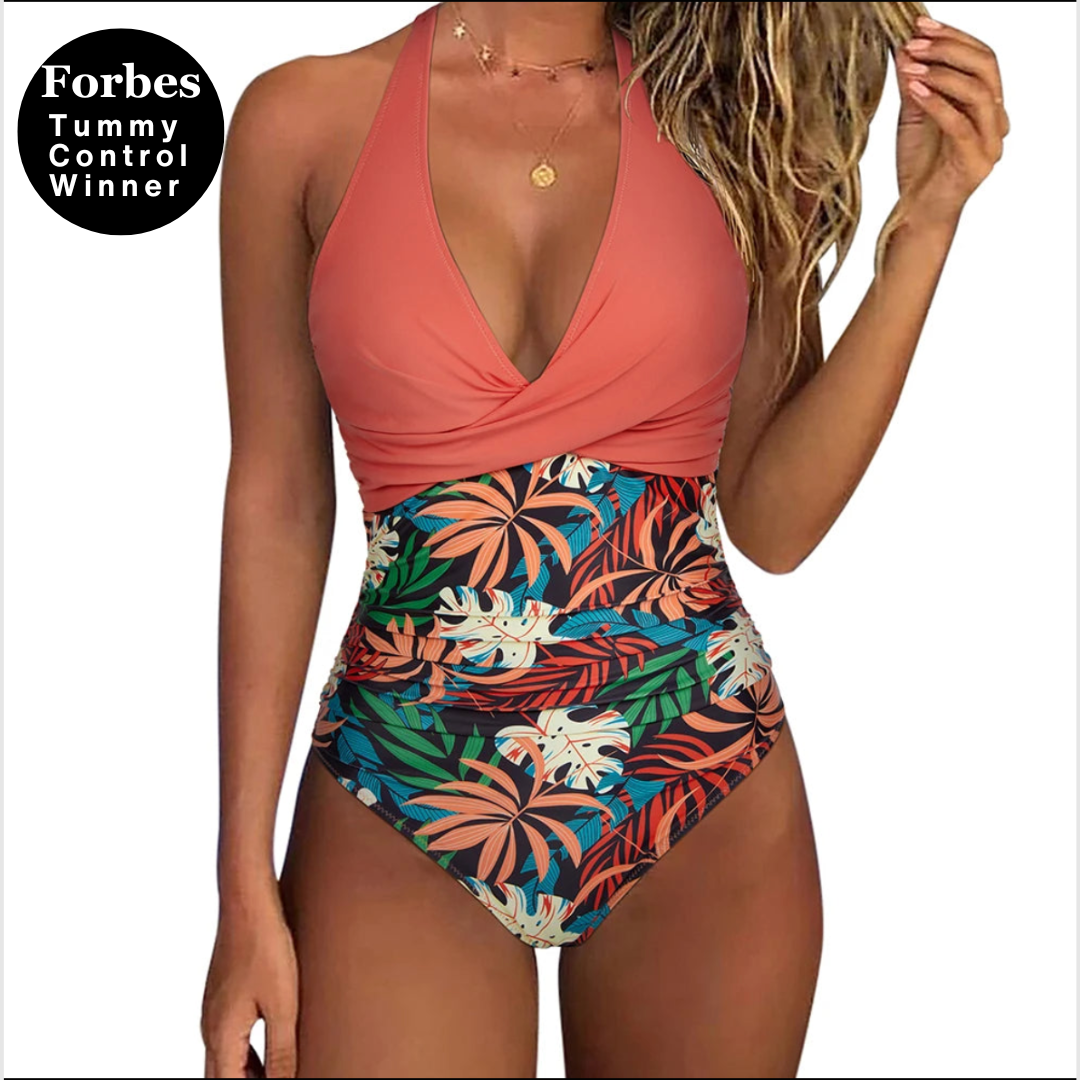 Florence Correcting Swimsuit with Elegant V-Neck