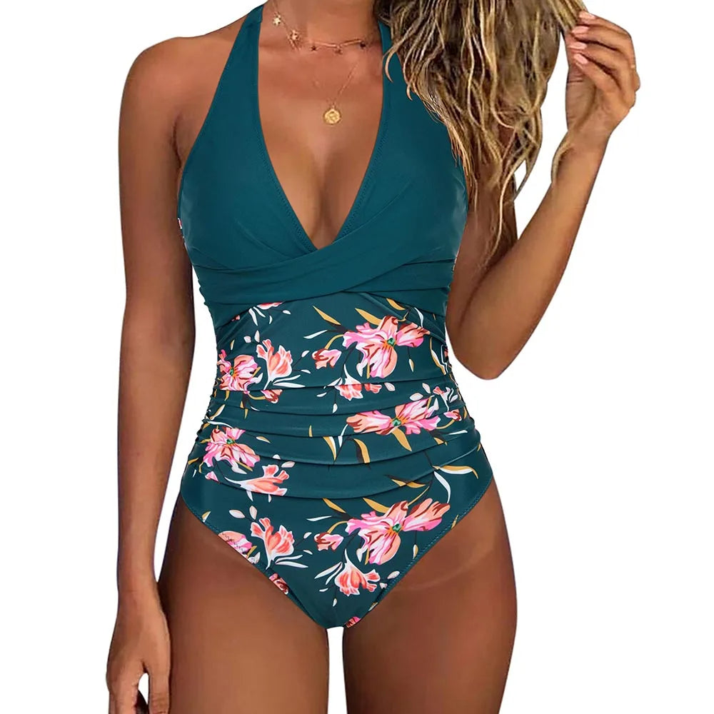 Florence Correcting Swimsuit with Elegant V-Neck