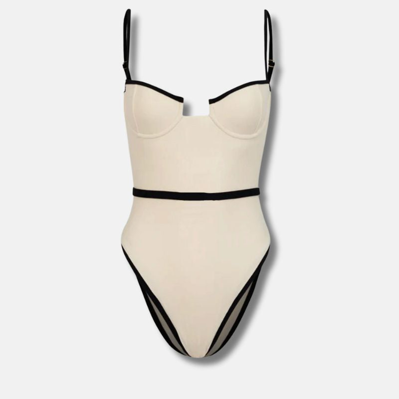 Old Money Luxe One-Piece Swimsuit