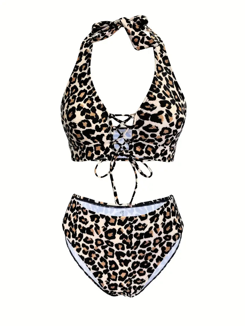 Cavanch Playa Kriskras Panther Bikini Set