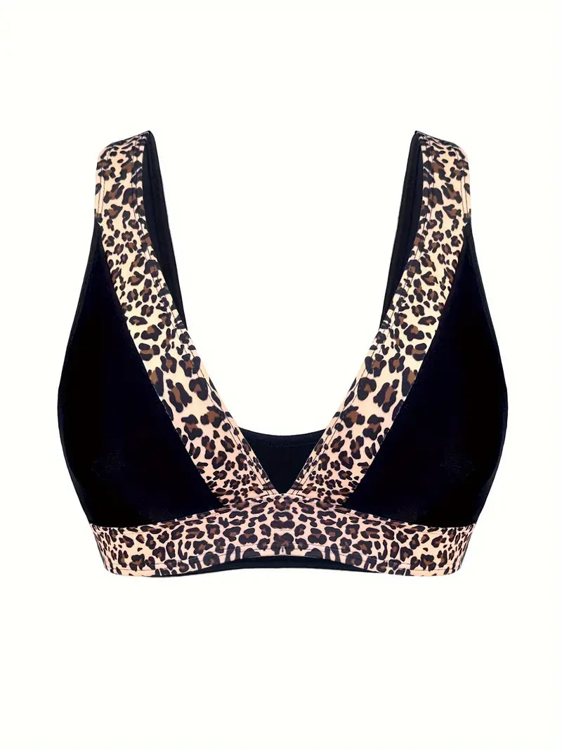 Playa Blanca Dee V-neck Chic Panther Bikini