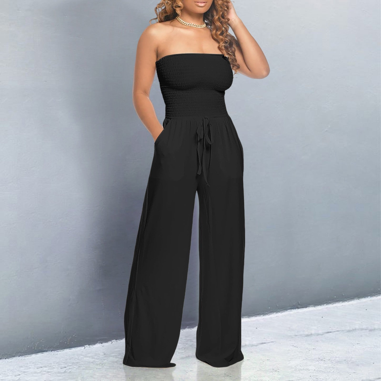 Lily | Trendy Off-Shoulder Jumpsuit