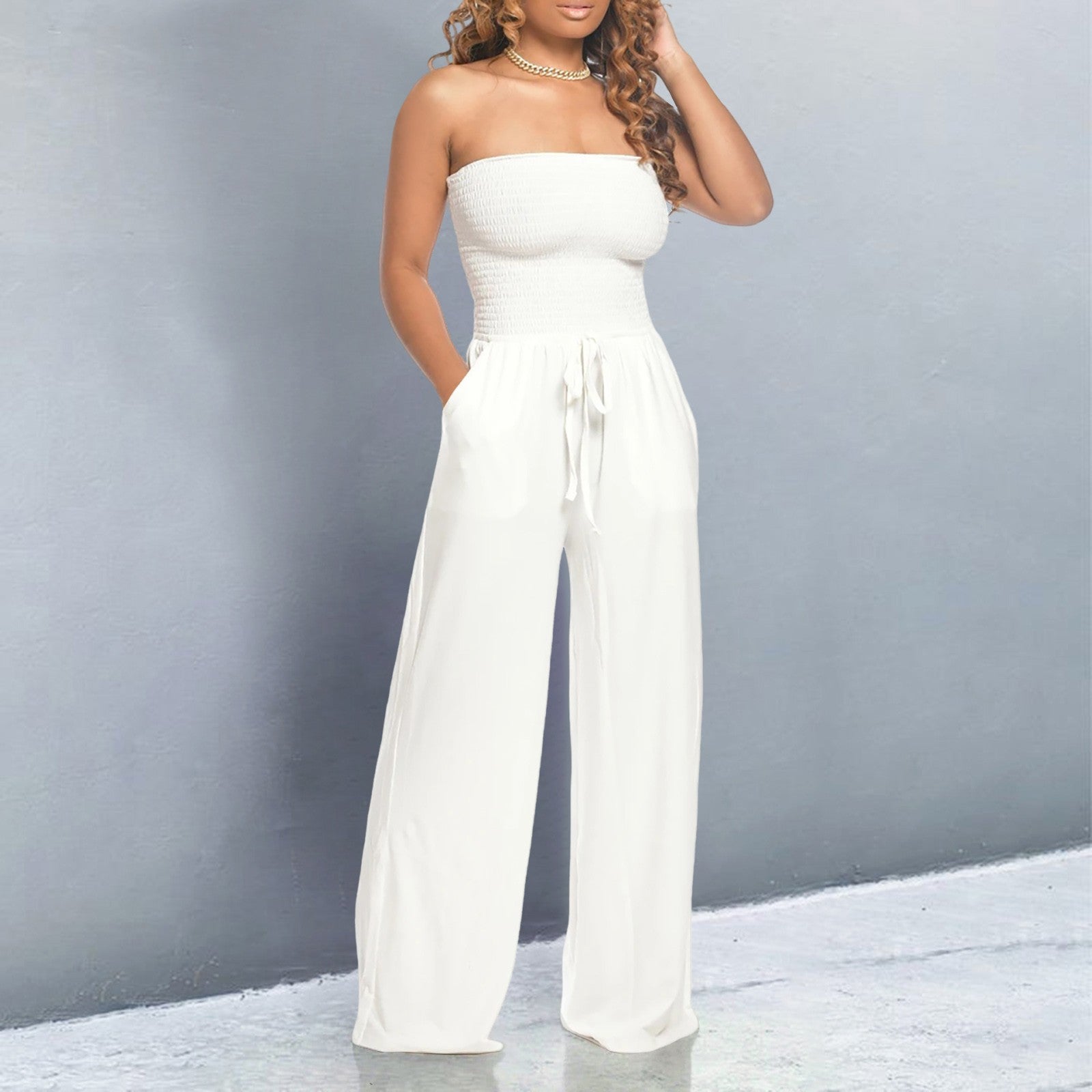 Lily | Trendy Off-Shoulder Jumpsuit